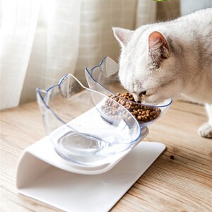 TPOPET 강아지 고양이 밥그릇 물그릇 애견 식기 높이 식탁 2구