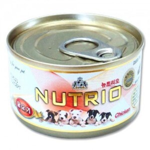 TPO라이코스펫 뉴트리오 순살 닭고기캔 100g 강아지간식 캔 통조림 사료 먹이