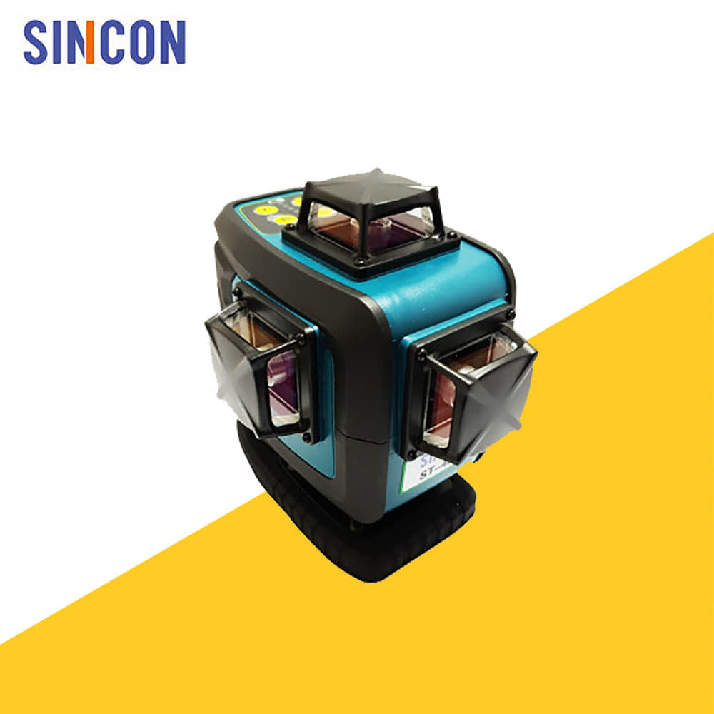 신콘 4D전자식 레이저레벨기 ST-4DG 16라인 그린빔 전자센서방식