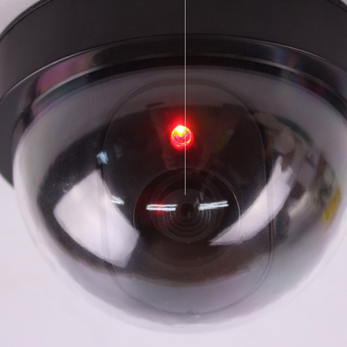 생활애 리얼전등 돔형 모형 밤범용 CCTV 보안용 가짜 감시 카메라