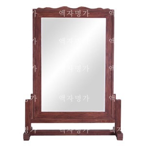 소나무 대형 입식 거울 - 앤틱