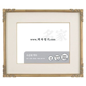 금박액자 13번 - 엔틱 전시회 원목 액자