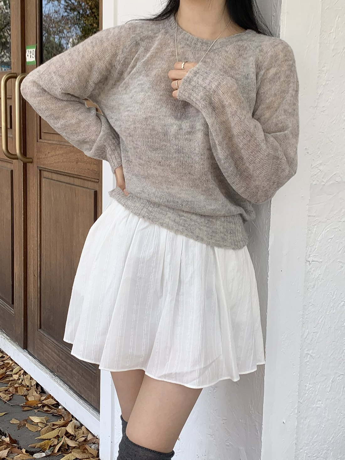 Smoothie knitwear (2color)