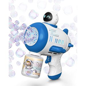 Bubble Guns for Kids Space Bubble Machine Guns for Toddler Boy Bubble Maker B P2421070
