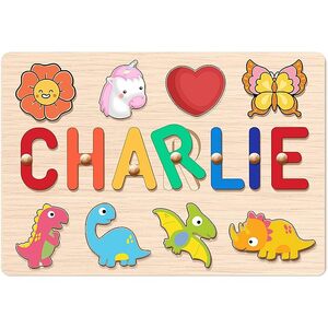 BeneCharm Name Puzzle for Kids Personalized First Birthday Gifts for Boys Gir P4693056
