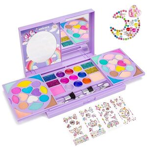 Tomons Kids Makeup Kit for Girl Princess Real Washable Cosmetic Toy Beauty Se P2140235