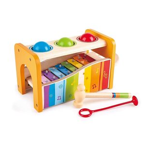 Hape Pound Tap Bench with Slide Out Xylophone - Award Winning Durable Wooden  P9335263