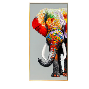 코끼리 그림 돈들어오는 그림 액자 거실 현관 매장 대형 벽걸이 캔버스