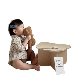 샵 원목 유아책상 아기책상 아기테이블
