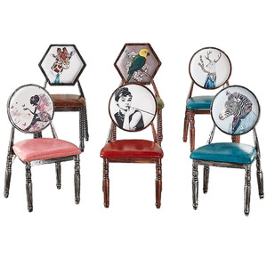레트로 빈티지 스타일 15종 디자인 인테리어 의자 테라스 네일샵 미용실 뷰티샵 카페 의자