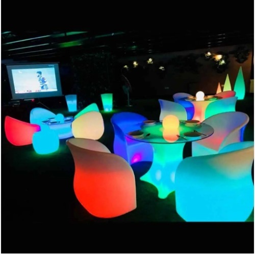 LED 야외용 테이블 의자