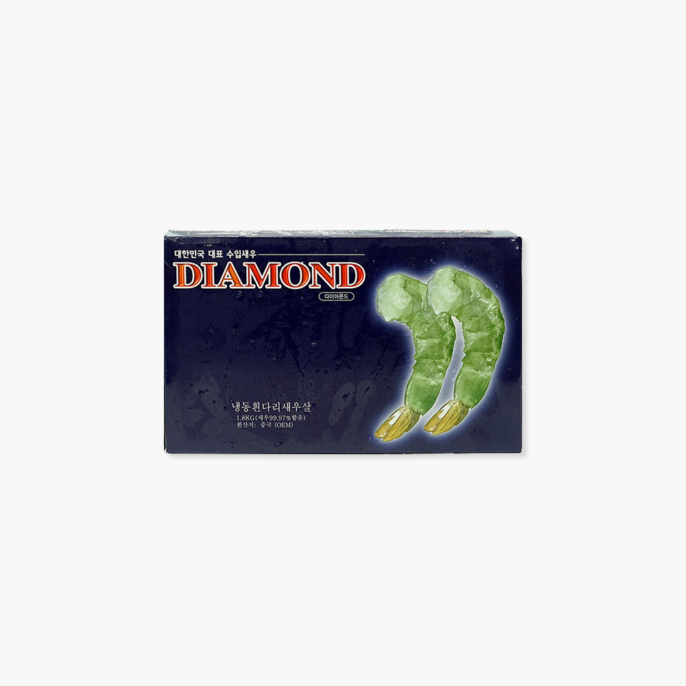 다이아몬드 두절탈각새우 21/25 1.8kg ( 원산지 : 중국 )