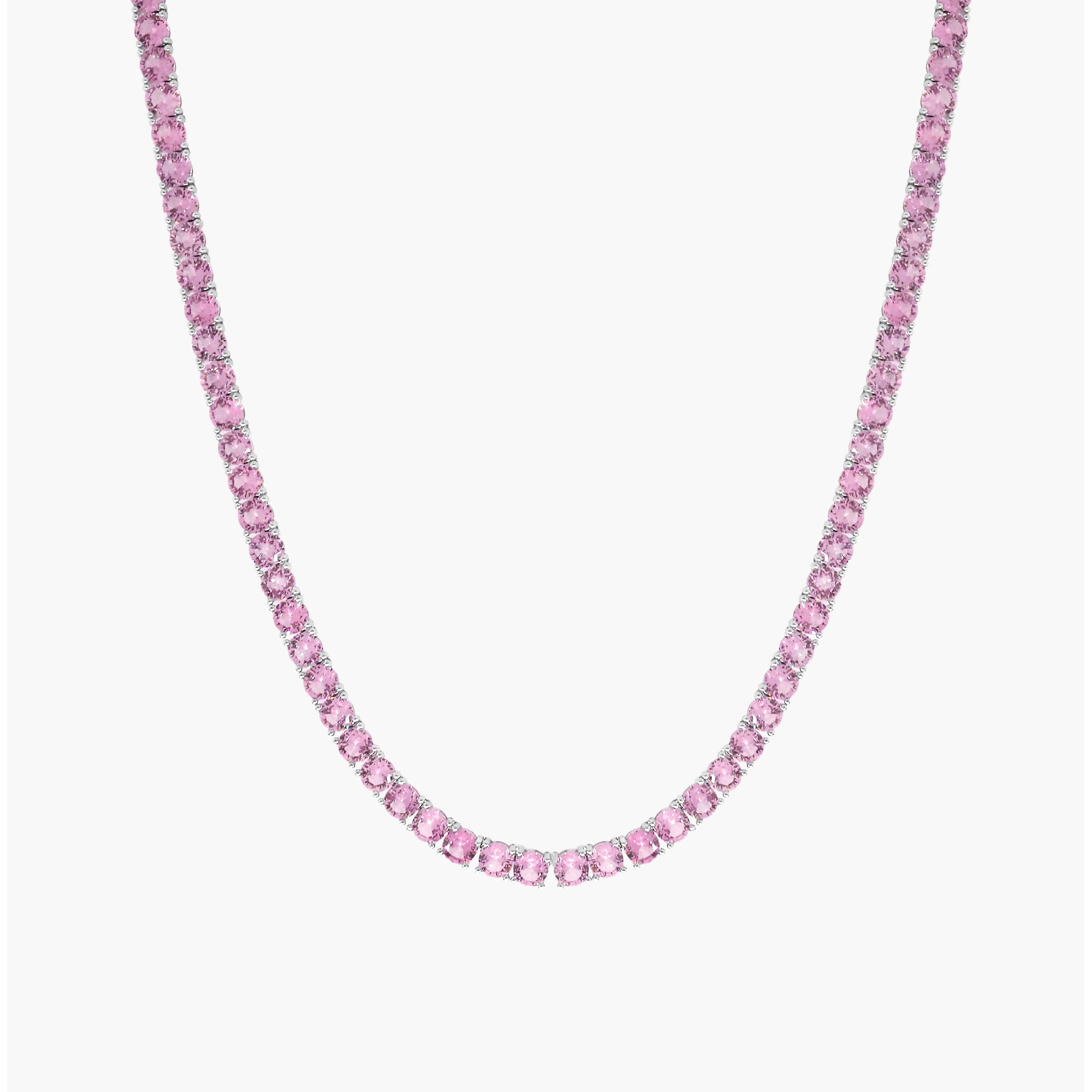 PINK TENNIS NECKLACE