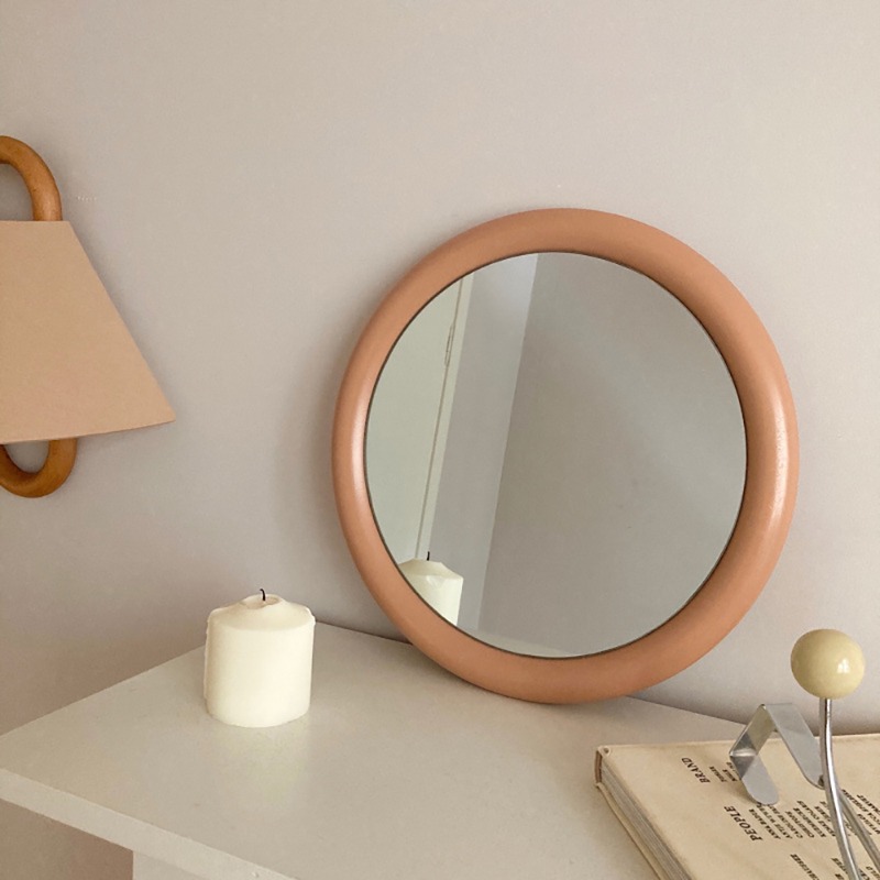 원형 니모아 탁상 화장용 거울 3color