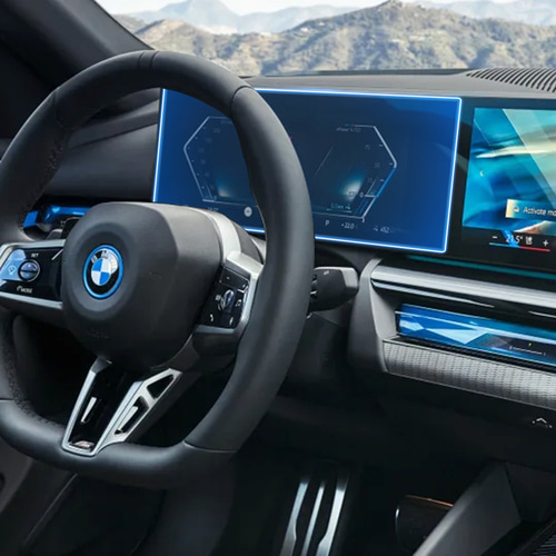 BMW 뉴 5시리즈 G60 계기판 클러스터 지문방지 저반사 액정보호필름
