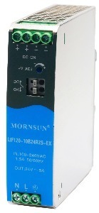 MORNSUN LIF120-10BxxR2S-EX/120W AC/DC Metal Enclosed Single Output SMPS + DIN Rail + PFC