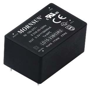 MORNSUN LD10-23BxxR2/10W AC/DC Single Output Converter + Ultra Compact Size