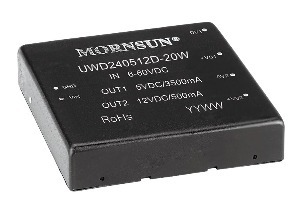 MORNSUN UWD240512D-20W/20W DC/DC Converter Dual Output