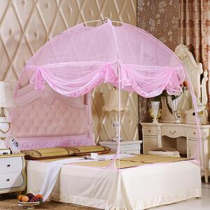 유니룸 돔형 모기장(150x200cm)(핑크) 침대모기장
