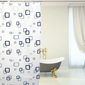 스퀘어 패턴 샤워커튼(150x180cm) 화장실 욕실커튼