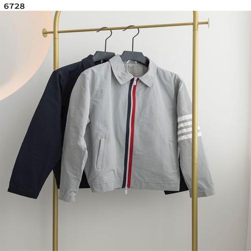 톰브라운 [Thom Browne]  톰브라운 4바 스트라이프 셔츠 재킷 [H10095]  A4