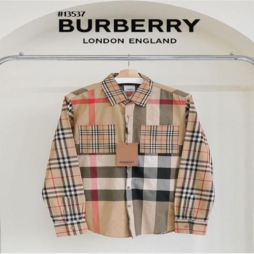 [BURBERRY] 버버리 남성 패치워크 빈티지 체크 코튼 셔츠 [H6013]  A4