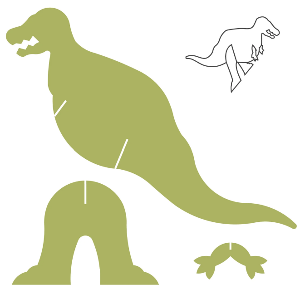 공룡 (3D) 티라노사우르스