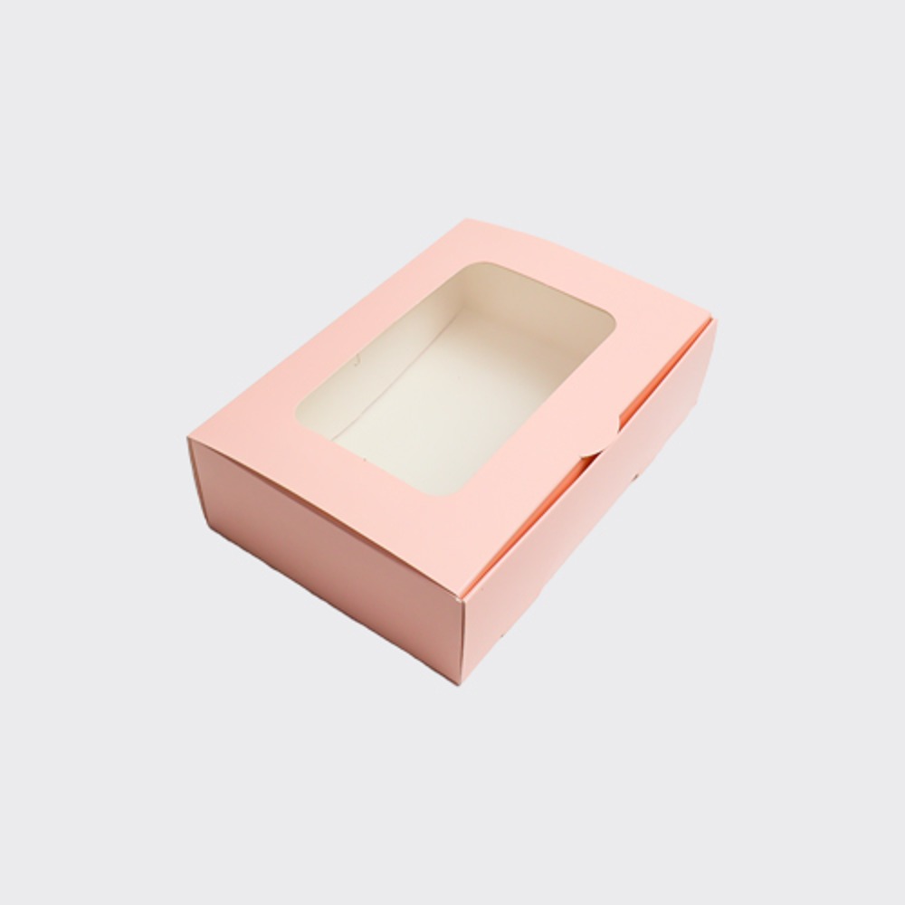 다용도 투명창 상자(소) 핑크