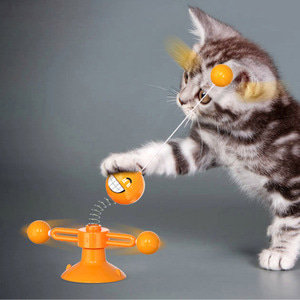 냥냥펀치 스프링 고양이 장난감(오렌지)