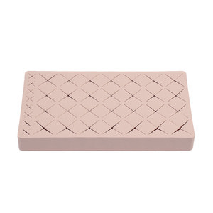 뷰티콕 실리콘 화장품 정리함(21.5x12cm) (핑크)
