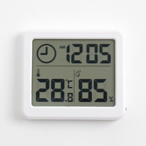 스마트 디지털시계 온습도계 실내온도계 화이트