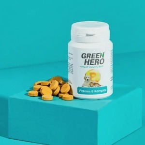 [해외] 독일 그린히어로 GREEN HERO 비타민 B 고용량 미네랄 100정(강아지 고양이 공용)독일직배송