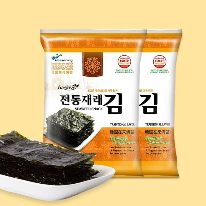 해사랑 세번 구운 전통재래김 조미김 전장김 재래김 20g 8봉