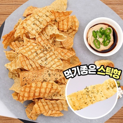 스틱형 튀김쥐포 사각쥐포 스틱 어포튀김쥐포 1kg