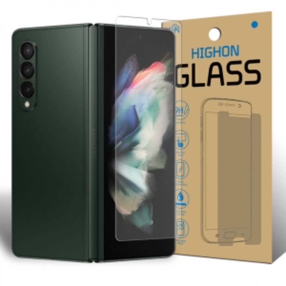 갤럭시 Z 폴드3 P 스마트폰 액정보호 글라스 강화유리 (1매)