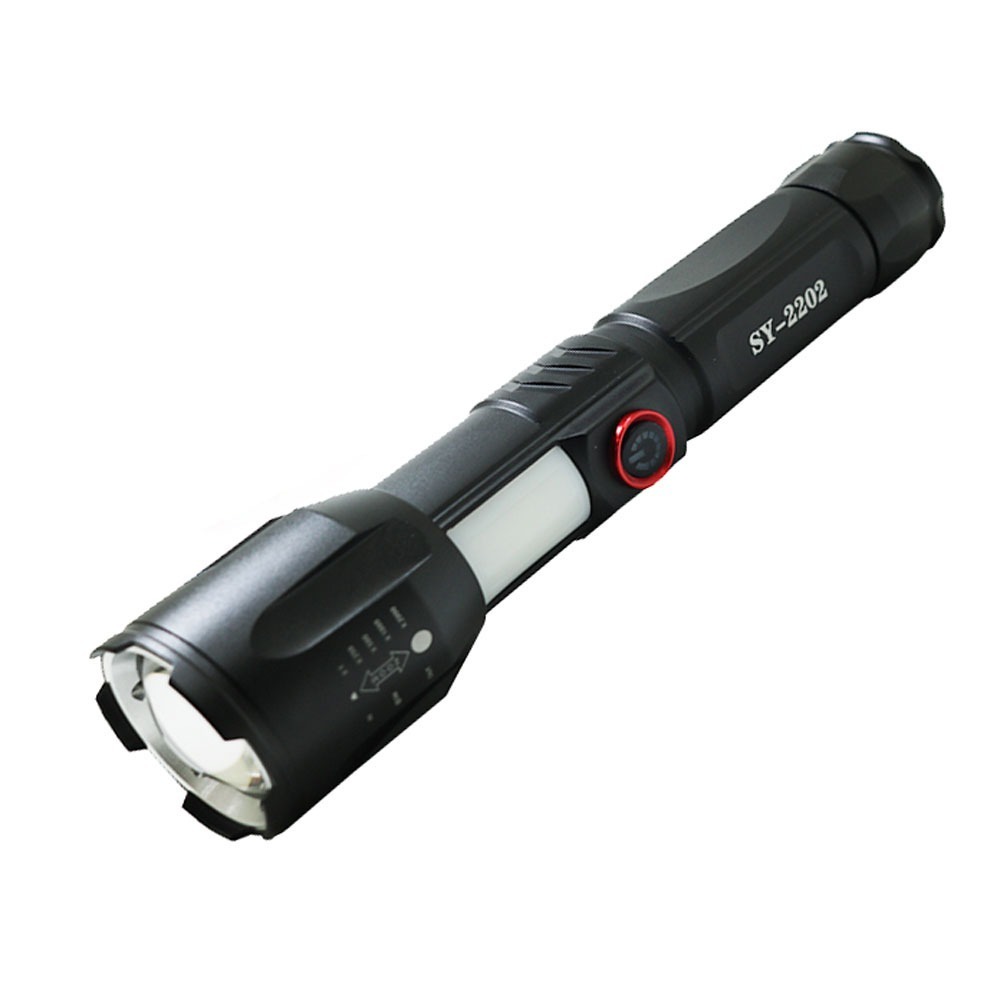 White Laser LED 충전식 줌 서치 손전등 SY2202