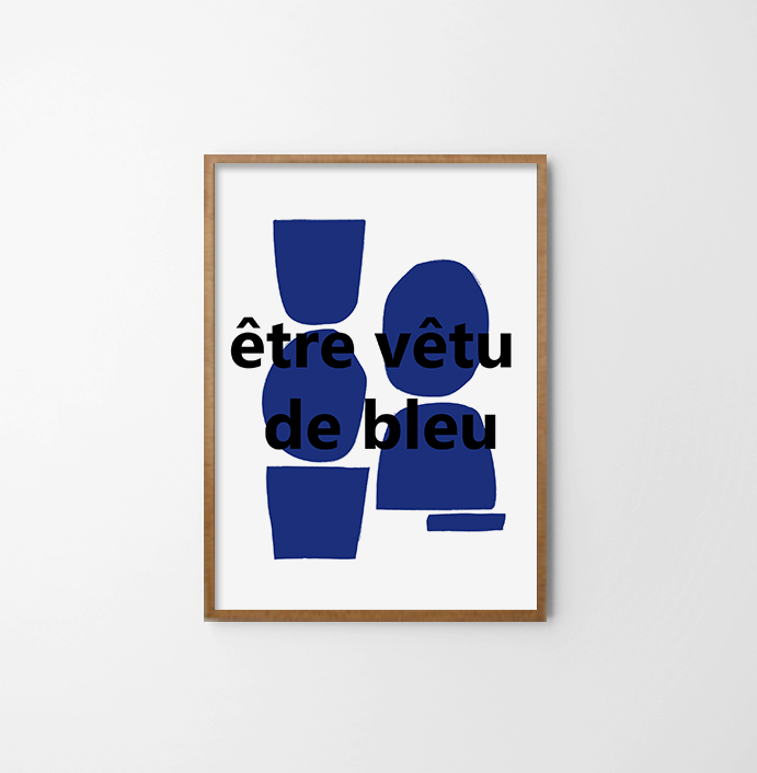 모던 심플 알루미늄 포스터용 카페 방 인테리어 액자 프레임 DE BLUE