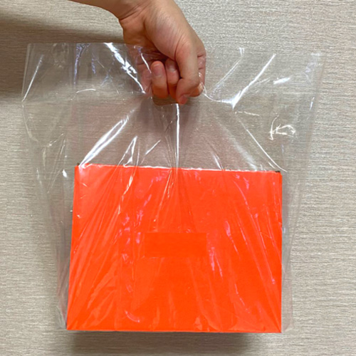 비닐쇼핑백 투명비닐백 마카롱 링형 선물포장 빵봉투