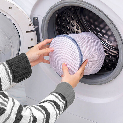 세탁망 원형 속옷 의류 유아 니트 이중빨래망 세탁기망
