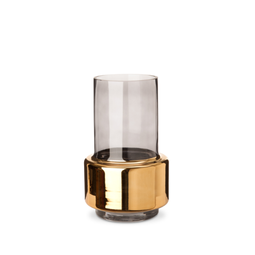 Smoked Gold Lobby Vase - S