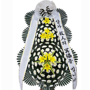 샬롬플라워 근조 3단 화환 일반 축하 장례 전국꽃배달