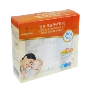 퍼펙션 자코 변온 모유 저장백 30매입 국산 안전한 재질