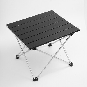 감성캠핑 알루미늄 롤테이블 39.5x34 (블랙) 야외식탁