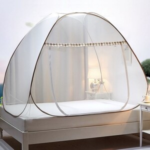 바닥있는 침대 원터치 모기장 텐트 싱글 더블 퀸 킹 슈퍼 퀸침대 패밀리 1인용