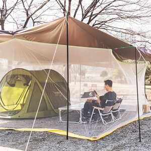 대형 캠핑 야외 차박 모기장 사각모기장 텐트모기장
