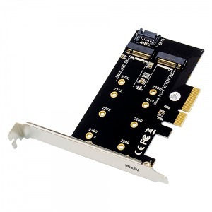이지넷유비쿼터스 화이듀 NVME SSD M.2 PCIE 변환 컨버터 어댑터 카드 (M2296PCIe)