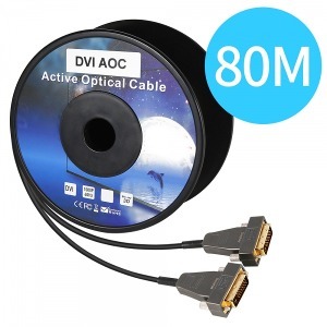 NEXT-5080DAOC 이지넷유비쿼터스 DVI AOC Cable 80M /1080p@60Hz, 3D / HDCP / 금도금커넥터