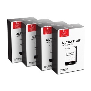 Western Digital 4TB Ultrastar DC HC310 패키지 (SATA3/7200/256M/4PACK)