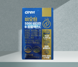 GNM자연의품격 비오틴 5000 비타민B 컴플렉스C 500mg x 60정
