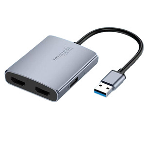 USB TO HDMI 젠더 듀얼 모니터 연결 잭 확장기